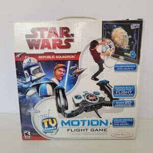 Star Wars Republic Squadron Motion Flight Plug & Play TV Video Game, Tested